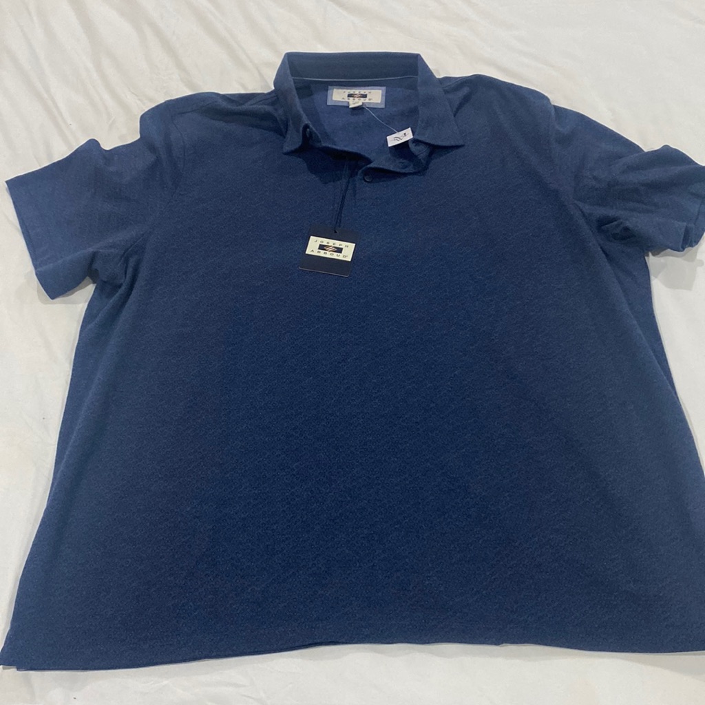 Joseph Abboud Mens Wearhouse Blue Polo